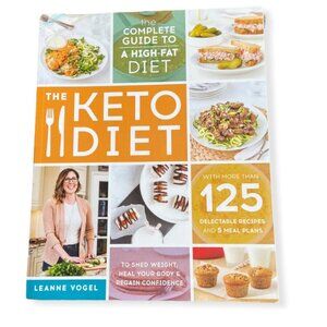 The Keto Diet Book‎ Leanne Complete Guide High Fat Recipes High Protein Book